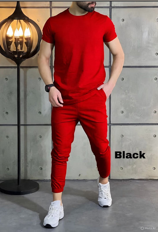 Premium Cotton Co-Ord Set (T-Shirt + Lower)